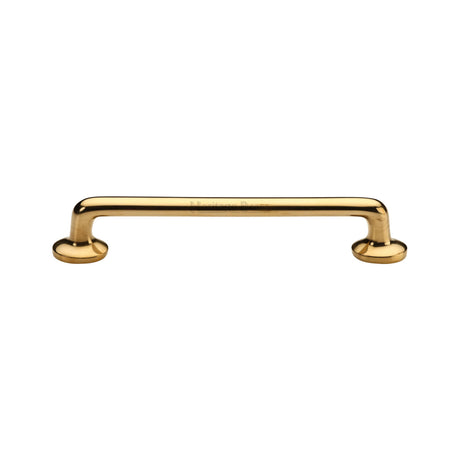 High quality image of Heritage Cabinet Pull Traditional Design 152mm CTC Unlacquered Brass Finish | Sku. C0376 203-ULB | available from Trade Door Handles.