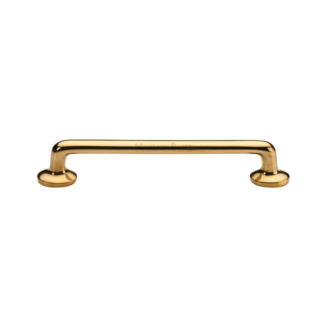 High quality image of Heritage Cabinet Pull Traditional Design 152mm CTC Unlacquered Brass Finish | Sku. C0376 203-ULB | available from Trade Door Handles.