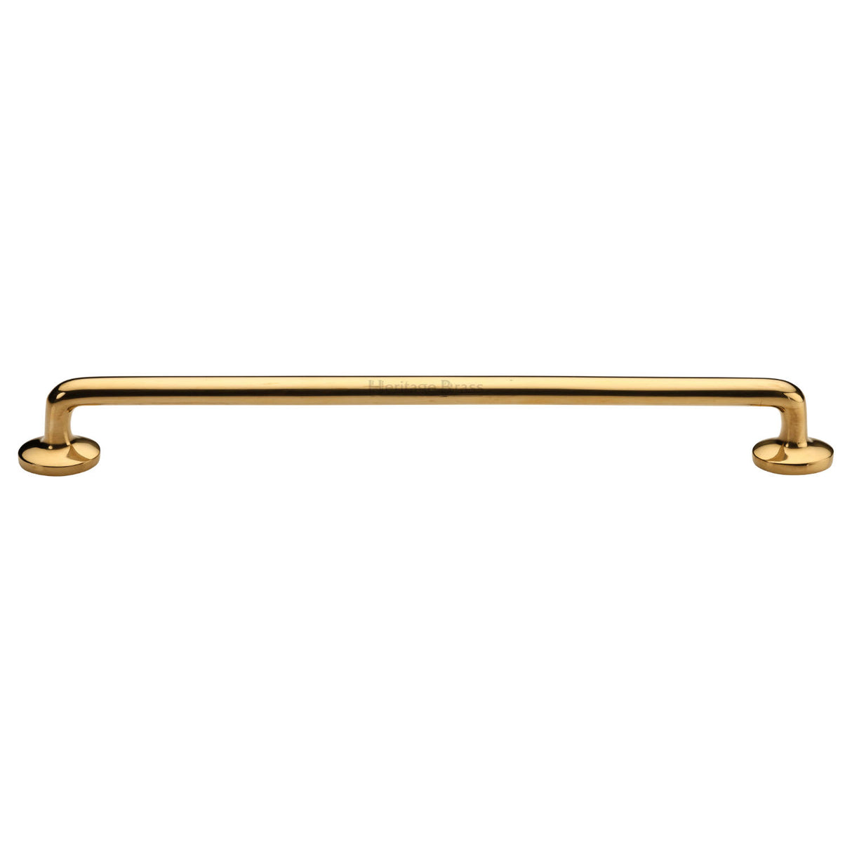 High quality image of Heritage Brass Cabinet Pull Traditional Design 256mm CTC Unlacquered Brass Finish | Sku. C0376 96-ULB | available from Trade Door Handles.
