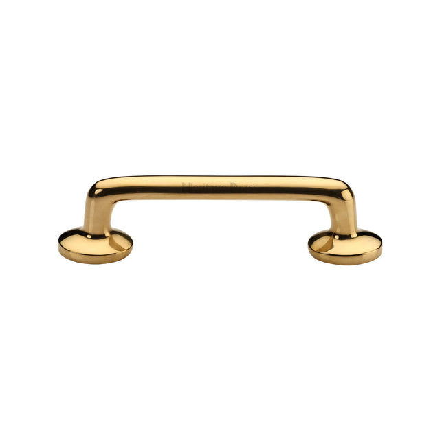 High quality image of Heritage Brass Cabinet Pull Traditional Design 96mm CTC Unlacquered Brass Finish | Sku. C113 32-ULB | available from Trade Door Handles.