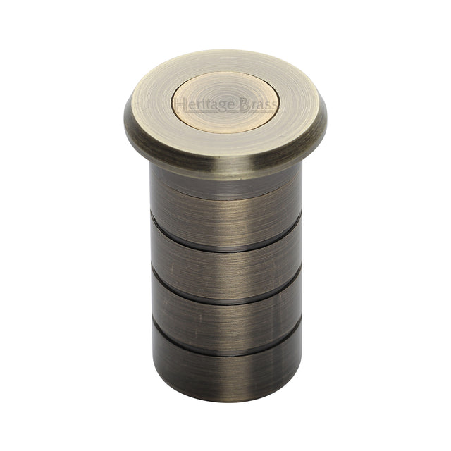 High quality image of the Heritage Brass Dust Excluding Floor Socket Antique Brass Finish
 | Sku. c1625-40-at | Discounted prices available from Trade Door Handles
