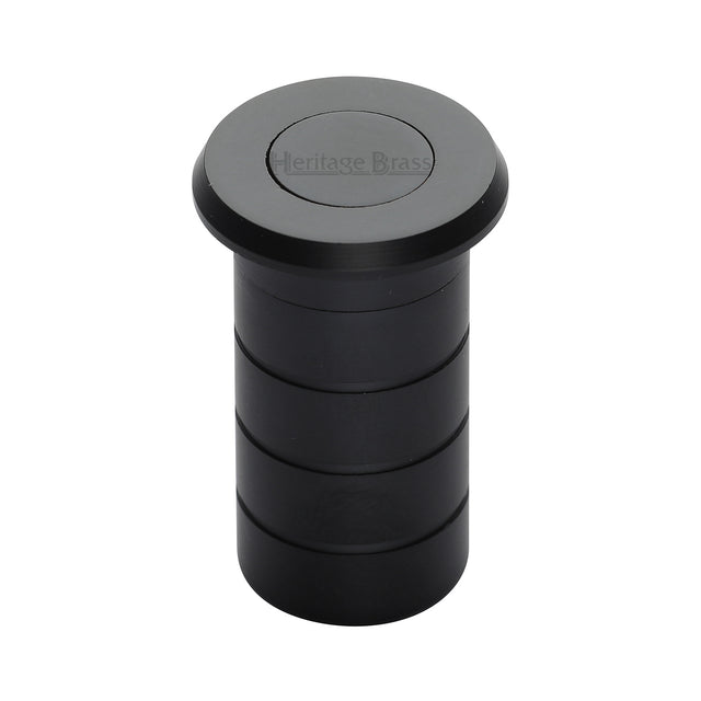High quality image of the Heritage Brass Dust Excluding Floor Socket Matt Black Finish
 | Sku. c1625-40-bkmt | Discounted prices available from Trade Door Handles