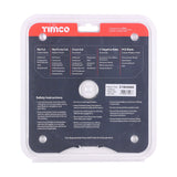 This is an image of Timco - Circular Saw Blade - Fine Trim/Finishing - Extra Fine 184 x 30 x 60T (1 Each Clamshell) C1843060