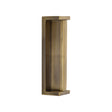 High quality image of the Heritage Brass - Sliding Flush Pull Antique Brass | Sku. C1874-AT | Trade Door Handles