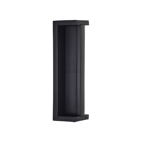 High quality image of the Heritage Brass - Sliding Flush Pull Matt Black | Sku. C1874-BKMT | Trade Door Handles