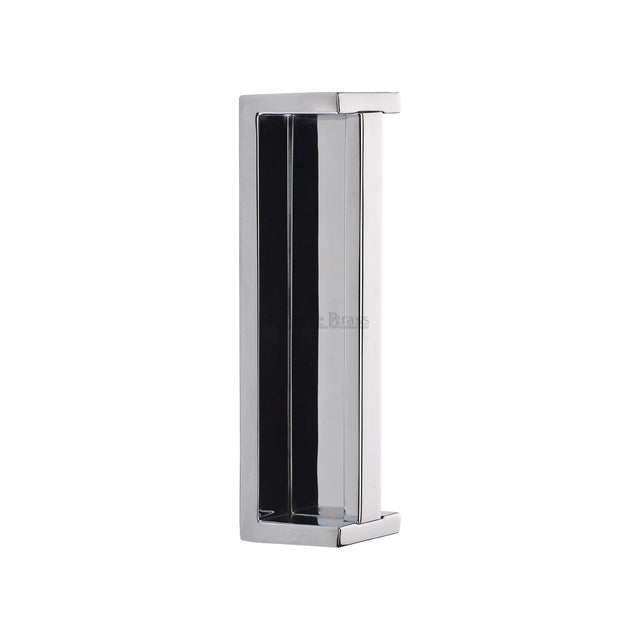 High quality image of the Heritage Brass - Sliding Flush Pull Polished Chrome | Sku. C1874-PC | Trade Door Handles