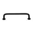 High quality image of the Heritage Brass Cabinet Pull Wire Design with 16mm Rose 160mm CTC Matt Black Finish | Sku. c2156-160-bkmt | Discounted prices available from Trade Door Handles