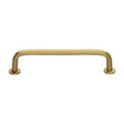 High quality image of the Heritage Brass Cabinet Pull Wire Design with 16mm Rose 160mm CTC Satin Brass Finish | Sku. c2156-160-sb | Discounted prices available from Trade Door Handles