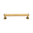 High quality image of Heritage Brass Cabinet Pull Pyramid Design 152mm CTC Unlacquered Brass Finish | Sku. C2231 203-ULB | available from Trade Door Handles.