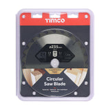 This is an image of Timco - Circular Saw Blade - General Purpose - Coarse/Medium 235 x 30 x 24T (1 Each Clamshell) C2353024