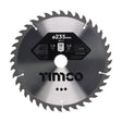 This is an image of Timco - Circular Saw Blade - General Purpose - Coarse/Medium 235 x 30 x 40T (1 Each Clamshell) C2353040