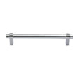 High quality image of the Heritage Brass Cabinet Pull Industrial Design 192mm CTC Polished Chrome Finish | Sku. c2480-192-pc | Discounted prices available from Trade Door Handles