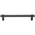 High quality image of the Heritage Brass Cabinet Pull Industrial Design 256mm CTC Matt Bronze Finish | Sku. c2480-256-mb | Discounted prices available from Trade Door Handles