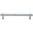 High quality image of the Heritage Brass Cabinet Pull Industrial Design 256mm CTC Polished Chrome Finish | Sku. c2480-256-pc | Discounted prices available from Trade Door Handles