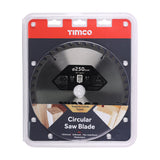 This is an image of Timco - Circular Saw Blade - Combination - Medium 250 x 30 x 40T (1 Each Clamshell) C2503040