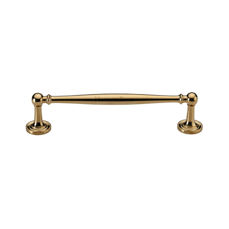 High quality image of Heritage Brass Cabinet Pull Colonial Design 152mm CTC Unlacquered Brass Finish | Sku. C2533 203-ULB | available from Trade Door Handles.
