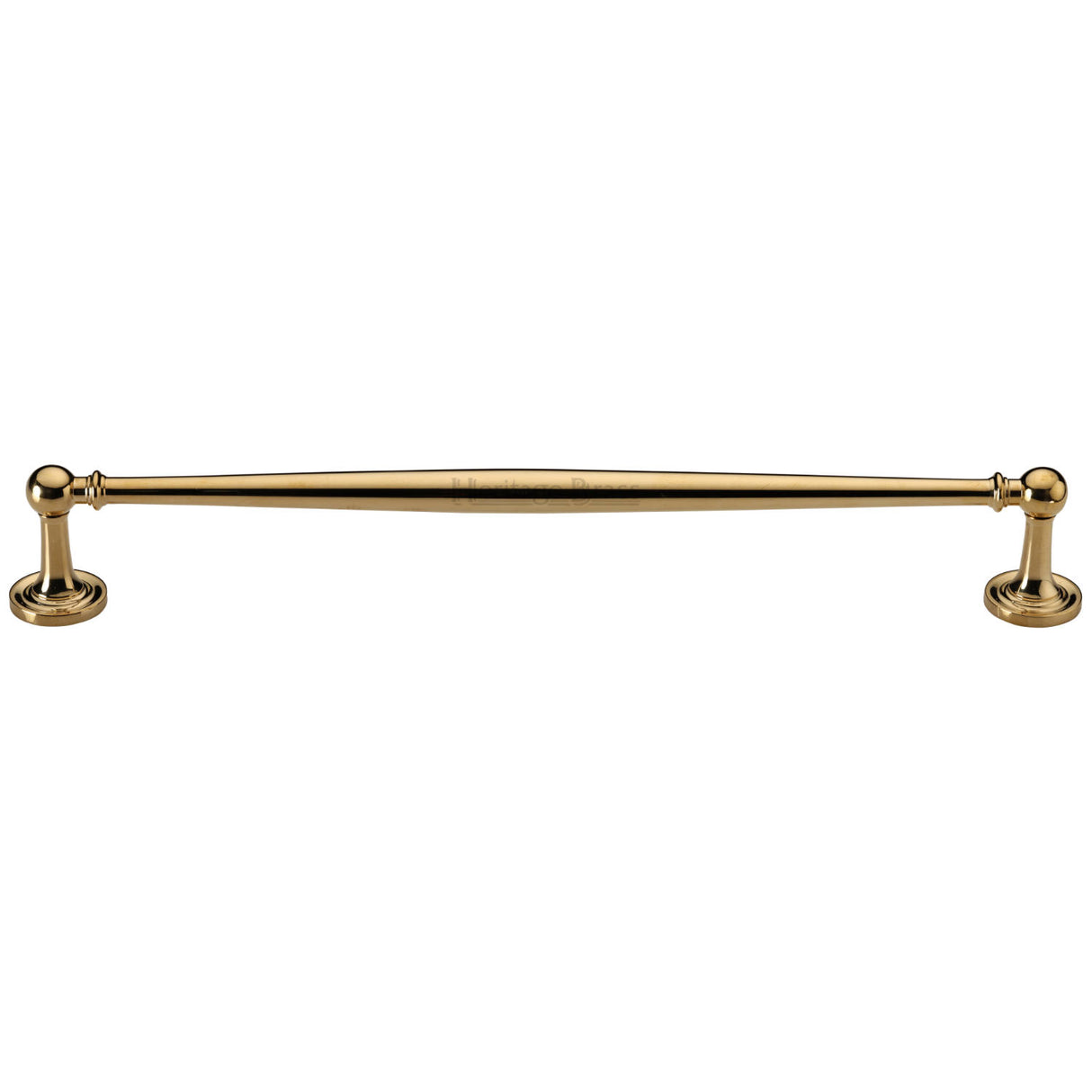 High quality image of Heritage Brass Cabinet Pull Colonial Design 254mm CTC Unlacquered Brass Finish | Sku. C2533 96-ULB | available from Trade Door Handles.