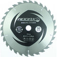 This is an image of Timco - Circular Saw Blade - General Purpose - Coarse/Medium 254 x 30 x 30T (1 Each Clamshell) C2543030