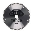 This is an image of Timco - Circular Saw Blade - Trimming/Crosscut - Medium/Fine 254 x 30 x 60T (1 Each Clamshell) C2543060