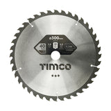 This is an image of Timco - Circular Saw Blade - Combination - Medium 300 x 30 x 40T (1 Each Clamshell) C3003040
