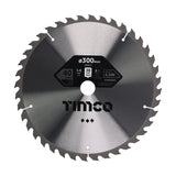 This is an image of Timco - Circular Saw Blade - Trimming/Crosscut - Medium/Fine 300 x 30 x 80T (1 Each Clamshell) C3003080
