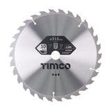 This is an image of Timco - Circular Saw Blade - General Purpose - Coarse/Medium 315 x 30 x 30T (1 Each Clamshell) C3153030