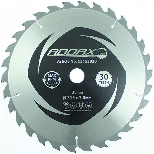 This is an image of Timco - Circular Saw Blade - Combination - Medium 315 x 30 x 48T (1 Each Clamshell) C3153048