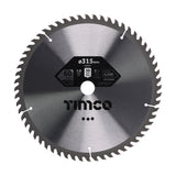 This is an image of Timco - Circular Saw Blade - Trimming/Crosscut - Medium/Fine 315 x 30 x 60T (1 Each Clamshell) C3153060