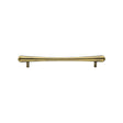 High quality image of the Heritage Brass Cabinet Pull T-Bar Raindrop Design 128mm CTC Antique Brass Finish | Sku. c3570-128-at | Discounted prices available from Trade Door Handles