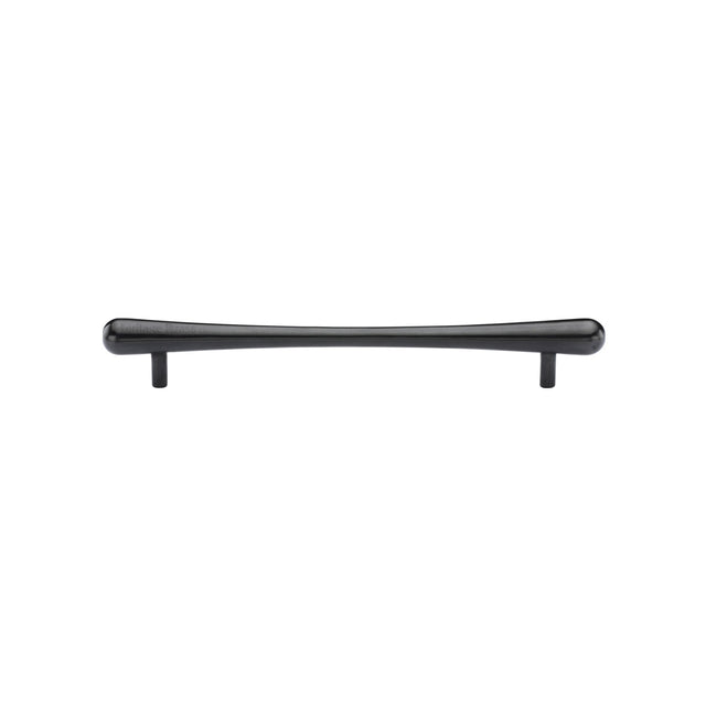 High quality image of the Heritage Brass Cabinet Pull T-Bar Raindrop Design 128mm CTC Matt Bronze Finish | Sku. c3570-128-mb | Discounted prices available from Trade Door Handles