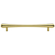 High quality image of the Heritage Brass Cabinet Pull T-Bar Raindrop Design 256mm CTC Polished Brass Finish | Sku. c3570-256-pb | Discounted prices available from Trade Door Handles