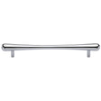 High quality image of the Heritage Brass Cabinet Pull T-Bar Raindrop Design 256mm CTC Polished Chrome Finish | Sku. c3570-256-pc | Discounted prices available from Trade Door Handles
