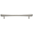 High quality image of the Heritage Brass Cabinet Pull T-Bar Raindrop Design 256mm CTC Polished Nickel Finish | Sku. c3570-256-pnf | Discounted prices available from Trade Door Handles