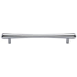 High quality image of the Heritage Brass Cabinet Pull T-Bar Raindrop Design 256mm CTC Satin Chrome Finish | Sku. c3570-256-sc | Discounted prices available from Trade Door Handles