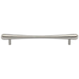 High quality image of the Heritage Brass Cabinet Pull T-Bar Raindrop Design 256mm CTC Satin Nickel Finish | Sku. c3570-256-sn | Discounted prices available from Trade Door Handles
