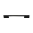 High quality image of the Heritage Brass Cabinet Pull Bridge Design 128&amp;160mm CTC Matt Black Finish
 | Sku. c3684-128-160bk | Discounted prices available from Trade Door Handles