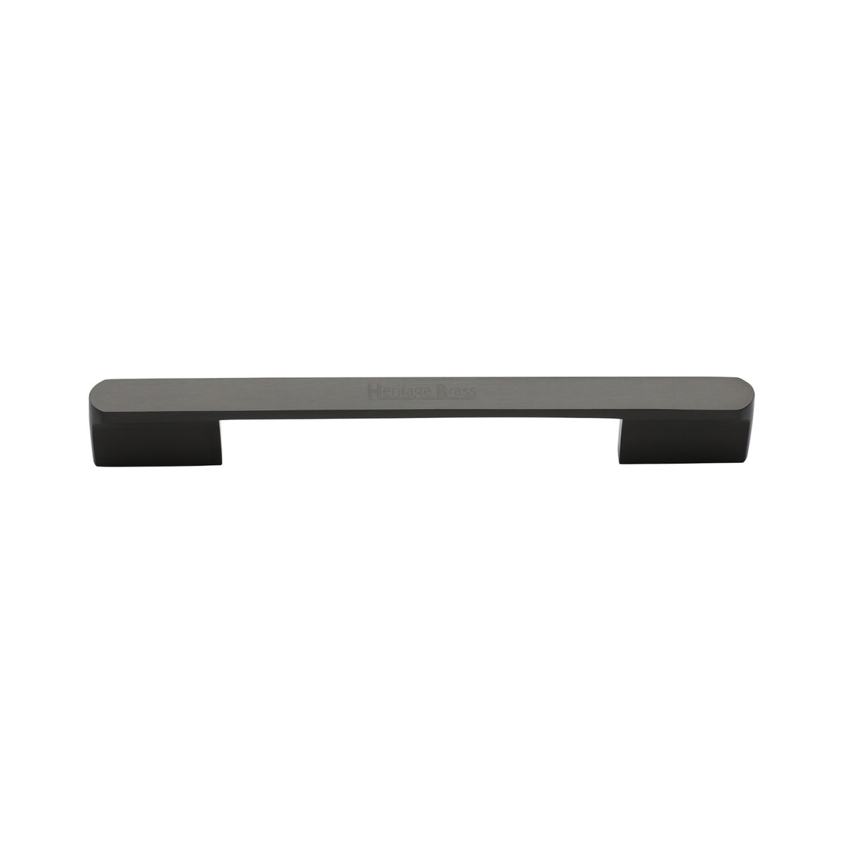 High quality image of the Heritage Brass Cabinet Pull Bridge Design 128&amp;160mm CTC Matt Bronze Finish
 | Sku. c3684-128-160mb | Discounted prices available from Trade Door Handles