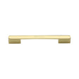 High quality image of the Heritage Brass Cabinet Pull Bridge Design 128&amp;160mm CTC Polished Brass Finish
 | Sku. c3684-128-160pb | Discounted prices available from Trade Door Handles
