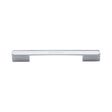 High quality image of the Heritage Brass Cabinet Pull Bridge Design 128&amp;160mm CTC Polished Chrome Finish
 | Sku. c3684-128-160pc | Discounted prices available from Trade Door Handles