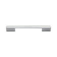 High quality image of the Heritage Brass Cabinet Pull Bridge Design 128&amp;160mm CTC Satin Chrome Finish
 | Sku. c3684-128-160sc | Discounted prices available from Trade Door Handles