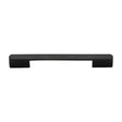 High quality image of the Heritage Brass Cabinet Pull Bridge Design 192&amp;224mm CTC Matt Black Finish
 | Sku. c3684-192-224bk | Discounted prices available from Trade Door Handles