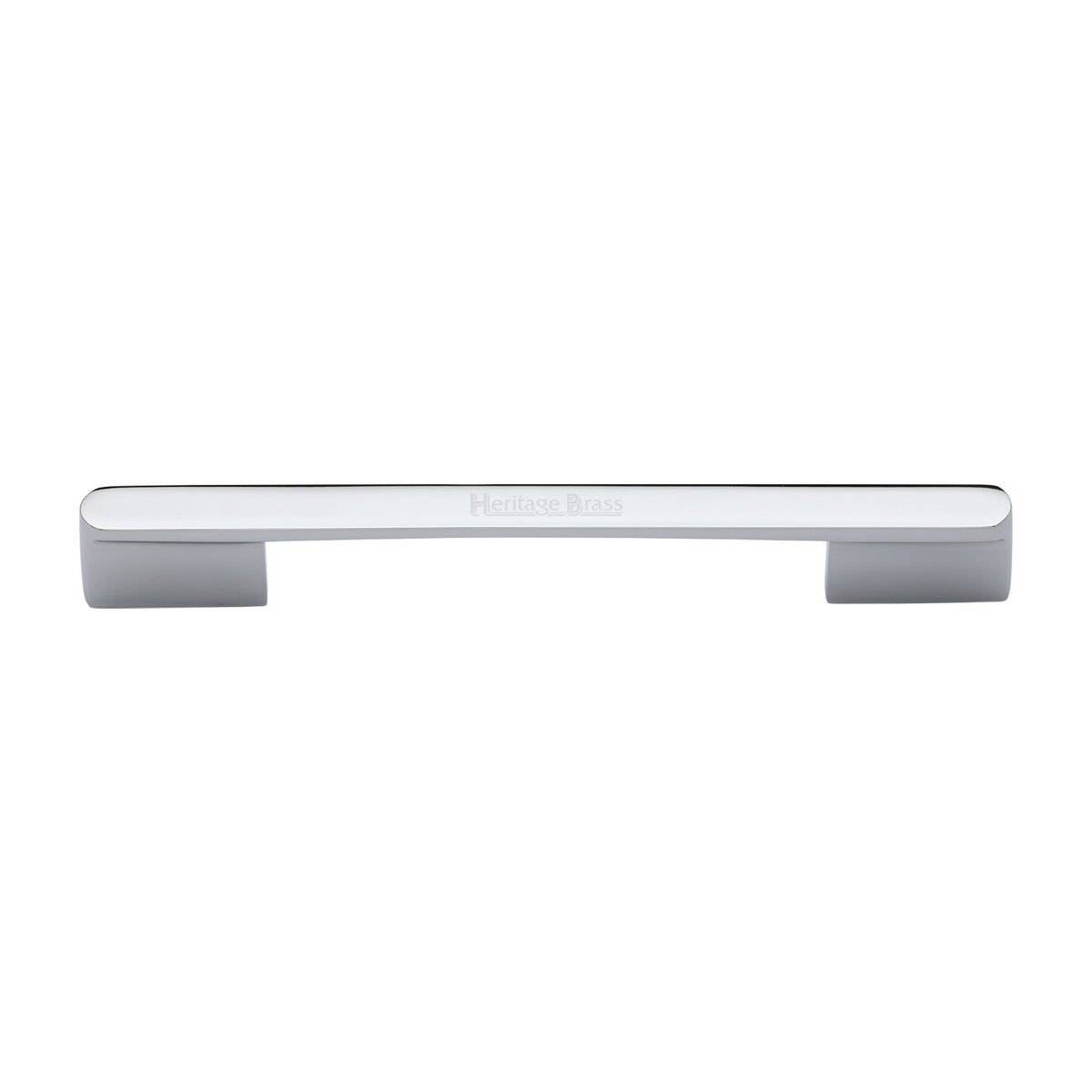High quality image of the Heritage Brass Cabinet Pull Bridge Design 192&amp;224mm CTC Polished Chrome Finish
 | Sku. c3684-192-224pc | Discounted prices available from Trade Door Handles