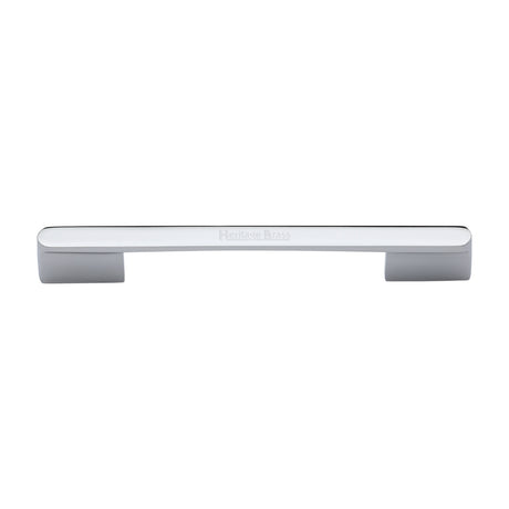 High quality image of the Heritage Brass Cabinet Pull Bridge Design 192&amp;224mm CTC Polished Chrome Finish
 | Sku. c3684-192-224pc | Discounted prices available from Trade Door Handles