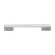 High quality image of the Heritage Brass Cabinet Pull Bridge Design 192&amp;224mm CTC Satin Chrome Finish
 | Sku. c3684-192-224sc | Discounted prices available from Trade Door Handles