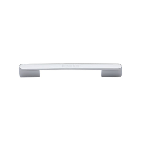 High quality image of the Heritage Brass Cabinet Pull Bridge Design 96mm CTC Polished Chrome Finish | Sku. c3684-96-pc | Discounted prices available from Trade Door Handles