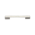 High quality image of the Heritage Brass Cabinet Pull Bridge Design 96mm CTC Polished Nickel Finish | Sku. c3684-96-pnf | Discounted prices available from Trade Door Handles