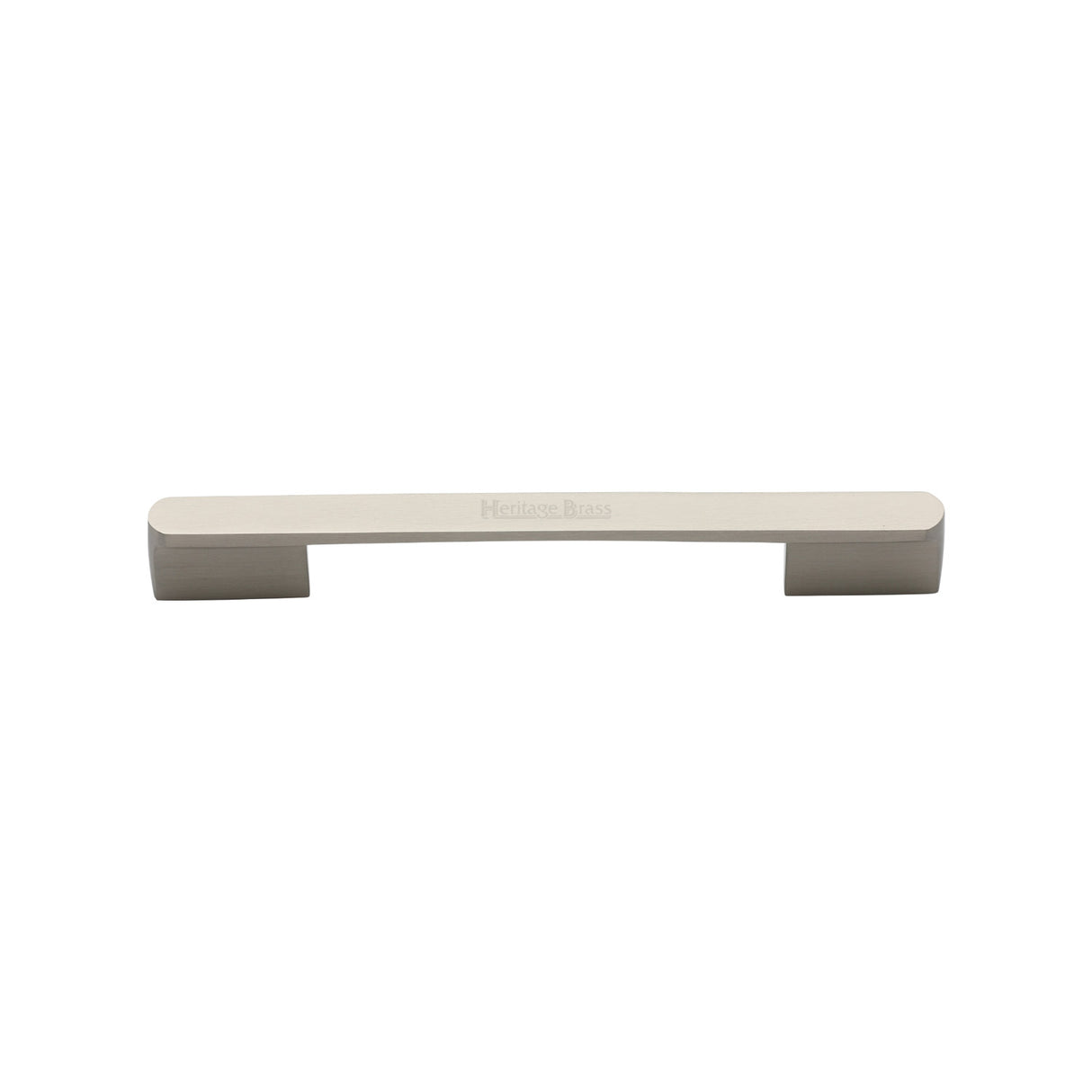 High quality image of the Heritage Brass Cabinet Pull Bridge Design 96mm CTC Satin Nickel Finish | Sku. c3684-96-sn | Discounted prices available from Trade Door Handles