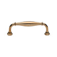 High quality image of Heritage Brass Cabinet Pull Henley Traditional Design 102mm CTC Unlacquered Brass Finish | Sku. C3960 152-ULB | available from Trade Door Handles.