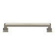 High quality image of the Heritage Brass Cabinet Pull Square Vintage Design 203mm CTC Satin Nickel Finish
 | Sku. c3964-203-sn | Discounted prices available from Trade Door Handles