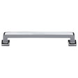 High quality image of the Heritage Brass Cabinet Pull Square Vintage Design 254mm CTC Polished Chrome Finish | Sku. c3964-254-pc | Discounted prices available from Trade Door Handles